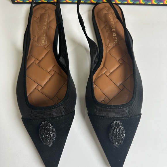 Kurt Geiger Black Women's Slingback Shoes size 40/9 - Picture 2 of 8